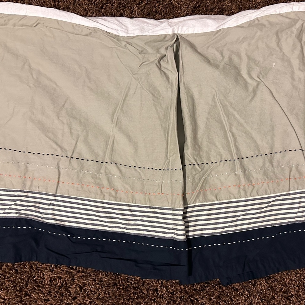 Pottery Barn crib skirt
